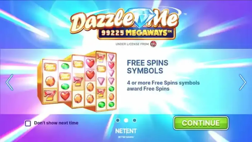 Dazzle Me Megaways title